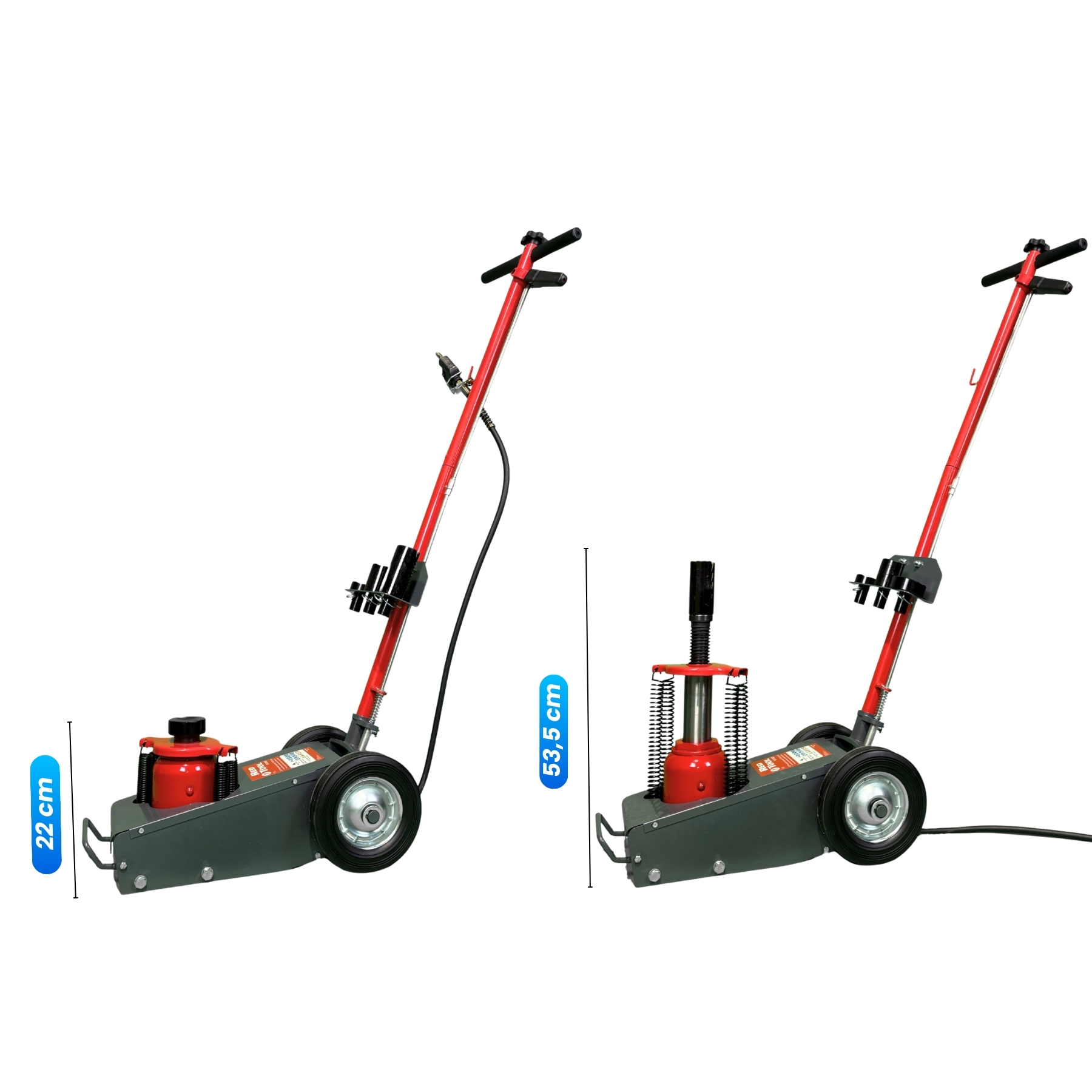 REDTOOL Pneumaticko-hydraulický zdvihák TRUCK 22t RT-2522 (21)